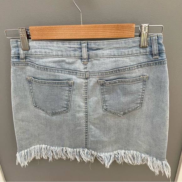 Chelsea & Violet - Frayed Denim Skirt - Size 12 (Girls) - Picture 4 of 5